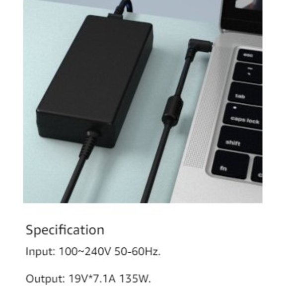 135W AC Adapter replacement for model #SK90B190710 - Picture 10 of 13